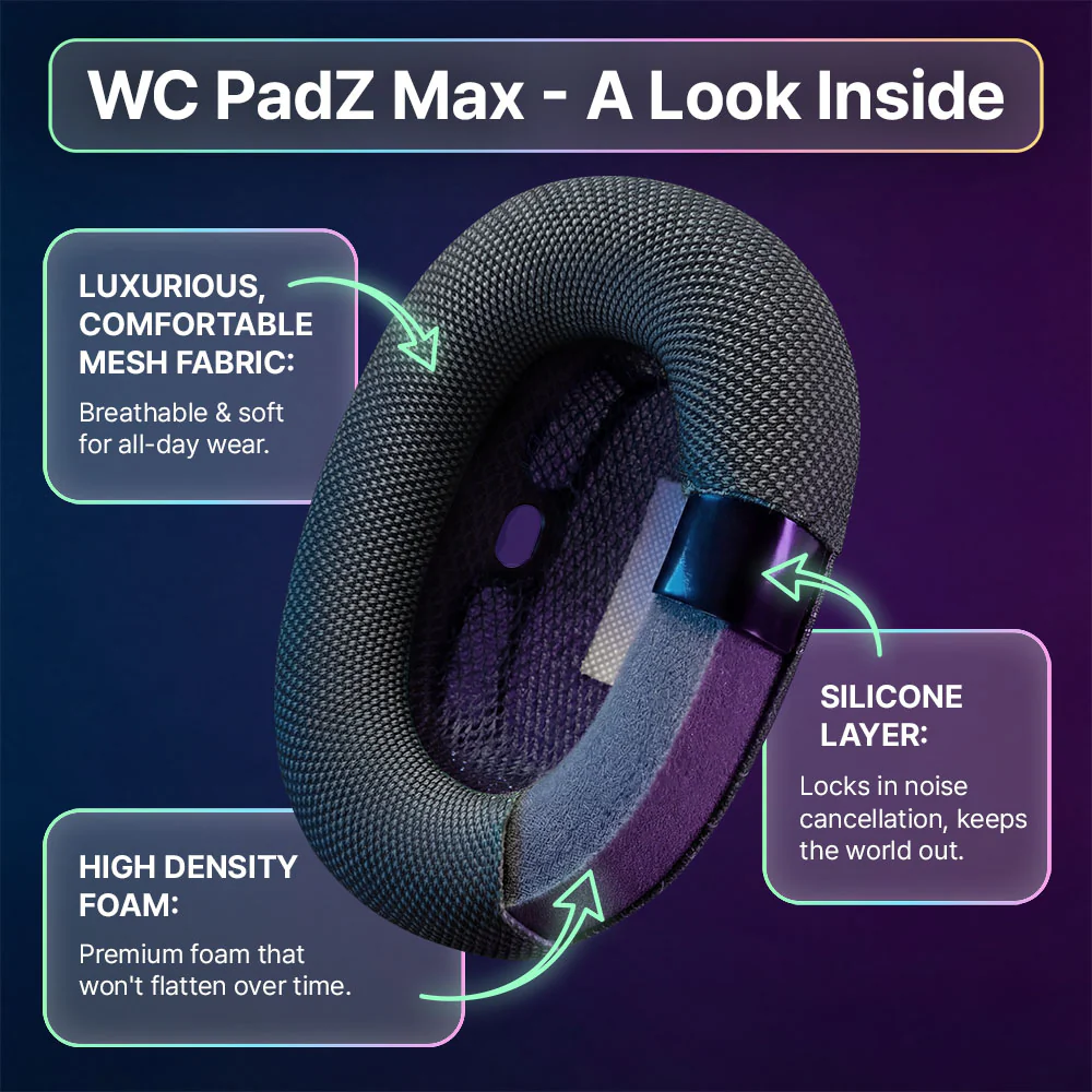 AirPods Max Ear Cushions – WC PadZ Max - Image 18