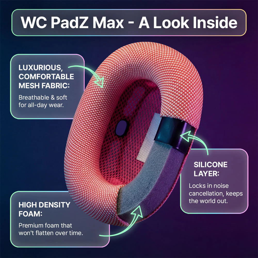 AirPods Max Ear Cushions – WC PadZ Max - Image 26