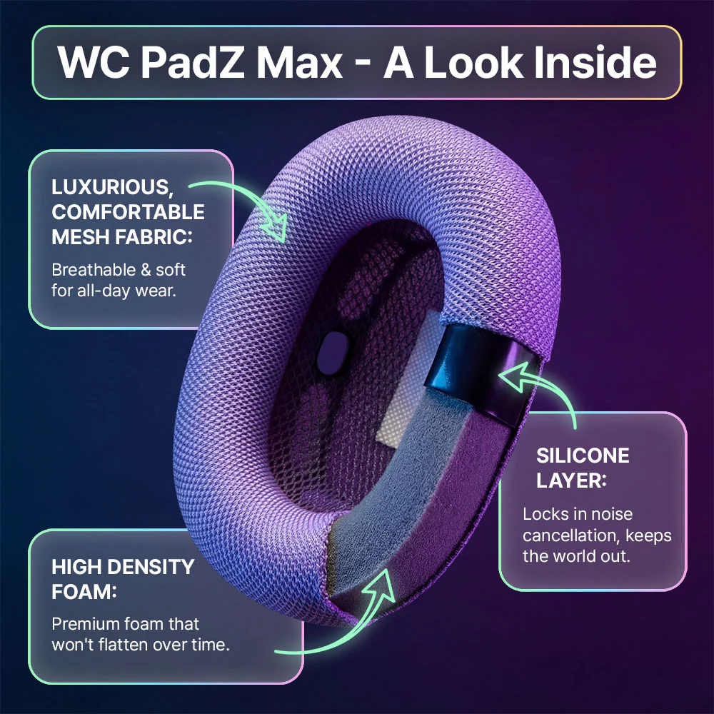 AirPods Max Ear Cushions – WC PadZ Max - Image 34