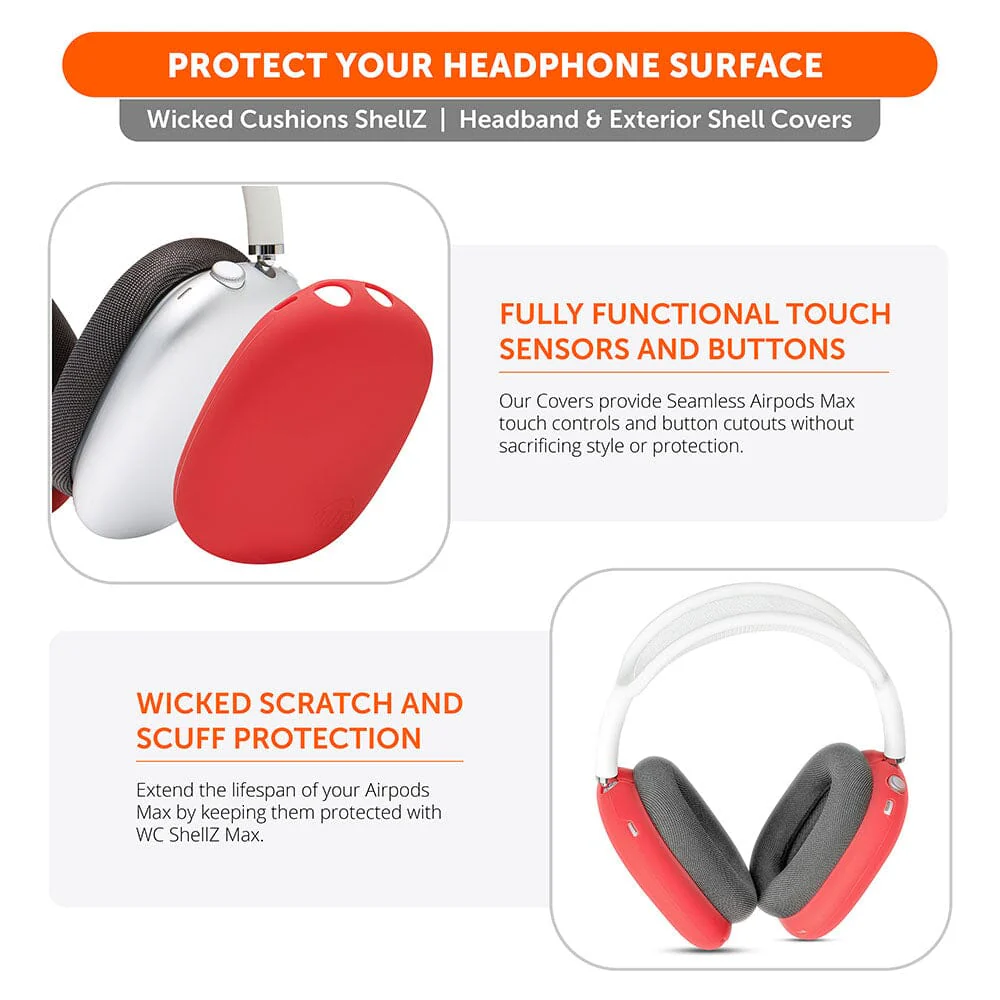 Airpods Max 1 & 2 Exterior Shell Covers - WC ShellZ Max - Image 16