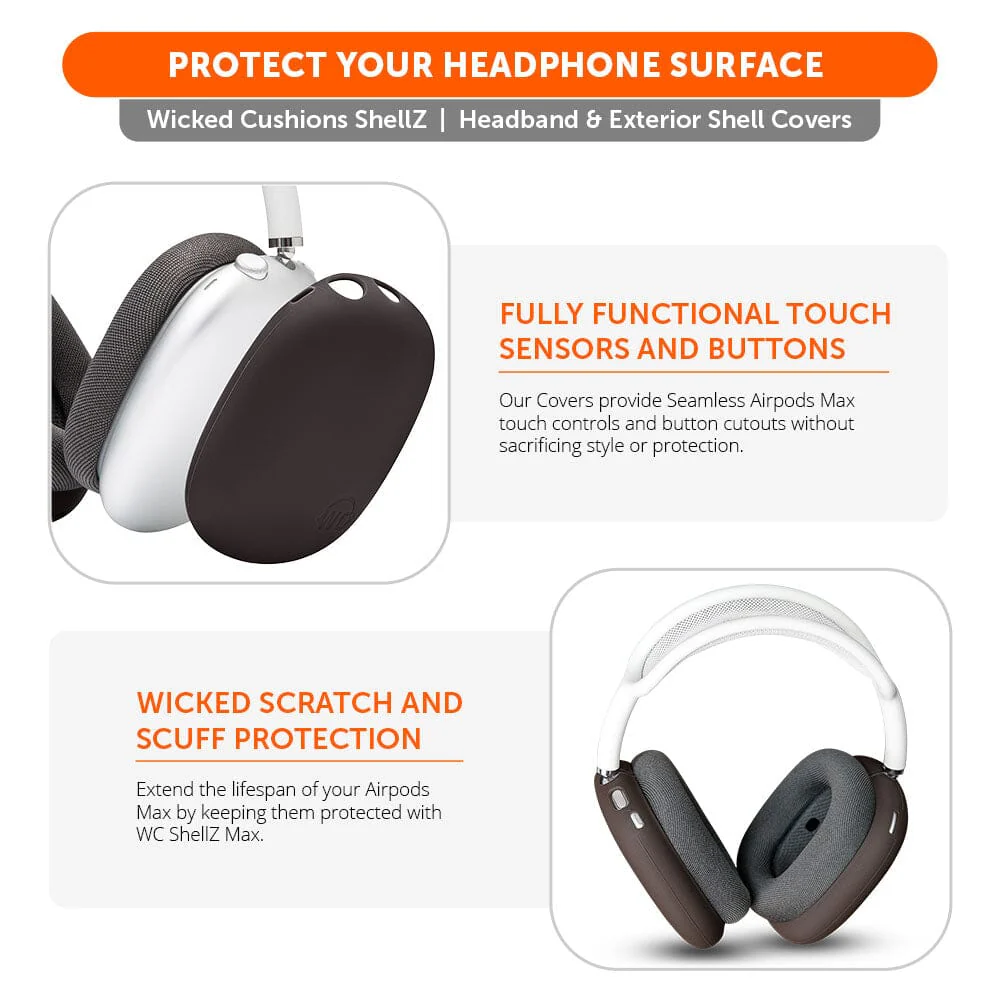 Airpods Max 1 & 2 Exterior Shell Covers - WC ShellZ Max - Image 37
