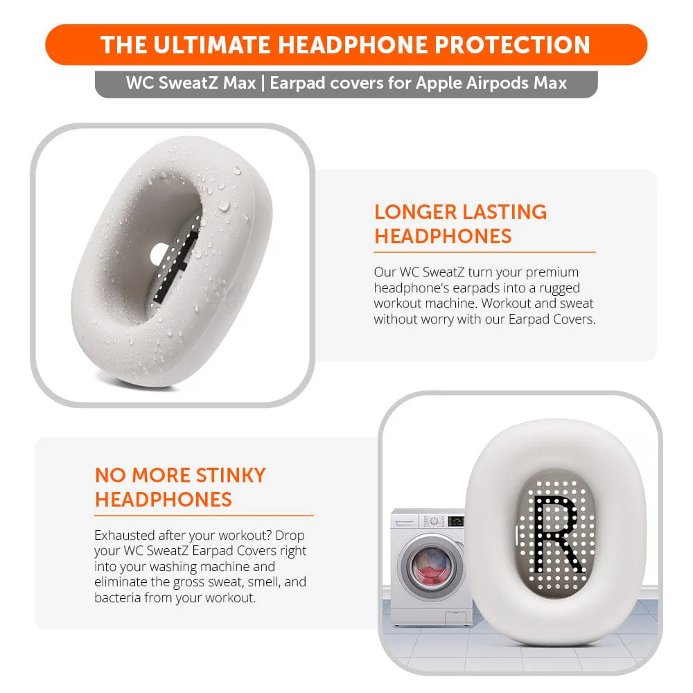 Apple Airpods Max 1 Earpad Sweat Covers - WC SweatZ Max - Image 115