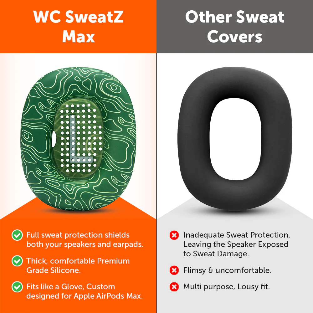 Apple Airpods Max 1 Earpad Sweat Covers - WC SweatZ Max - Image 132