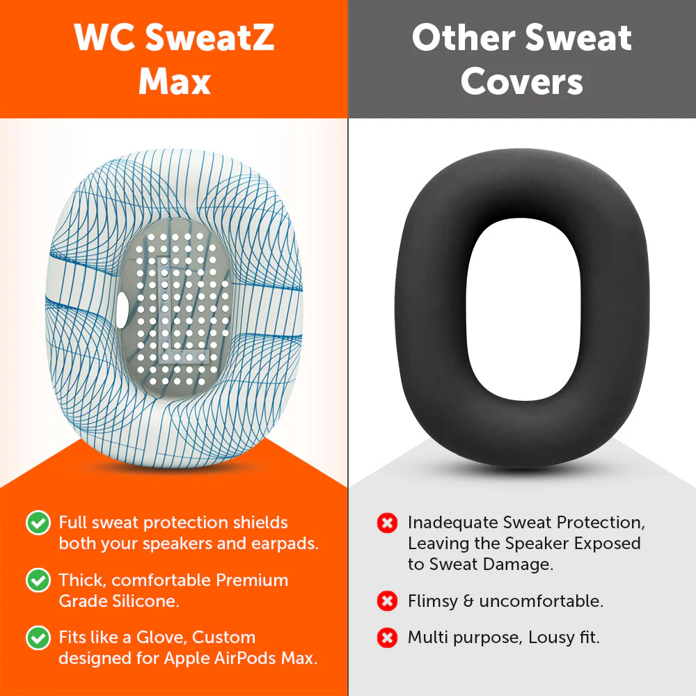 Apple Airpods Max 1 Earpad Sweat Covers - WC SweatZ Max - Image 140