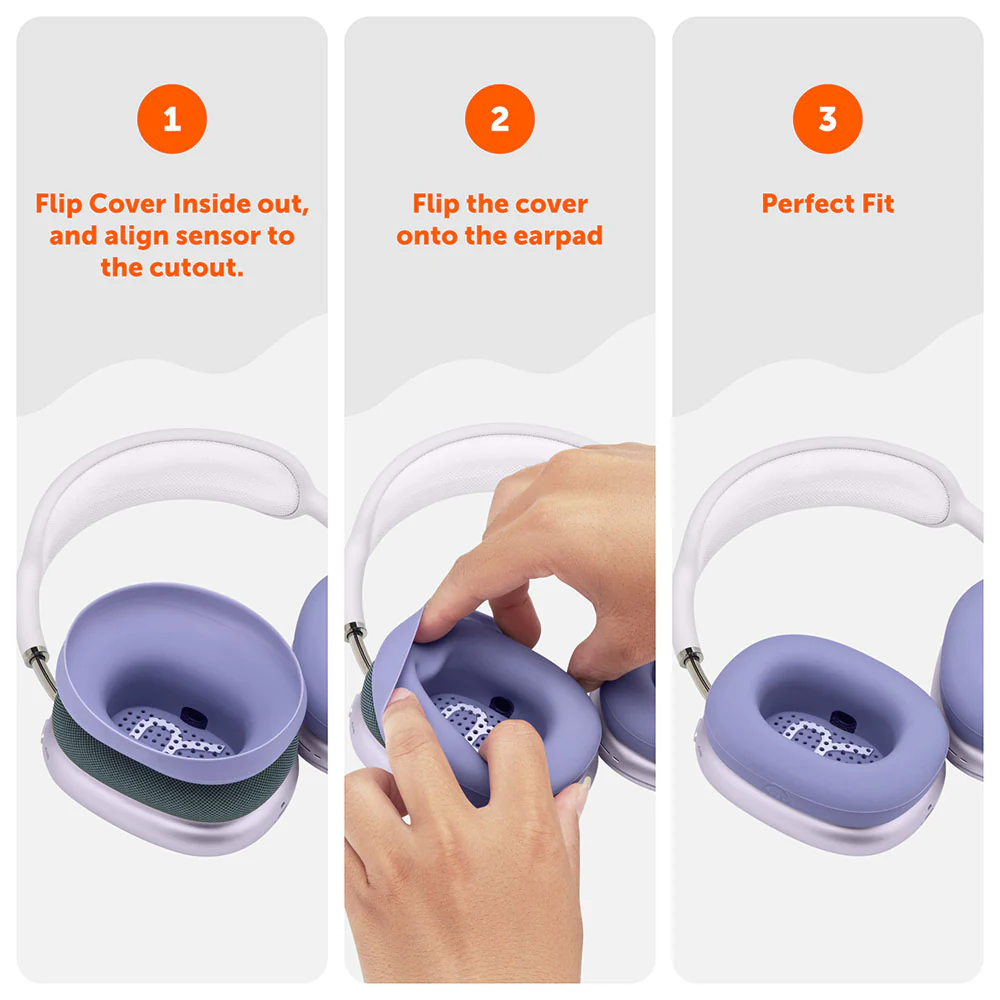 Apple Airpods Max 1 Earpad Sweat Covers - WC SweatZ Max - Image 174