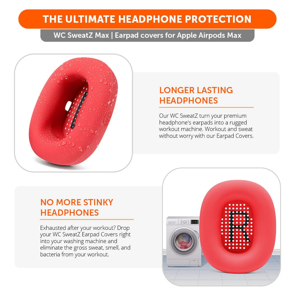 Apple Airpods Max 1 Earpad Sweat Covers - WC SweatZ Max - Image 43