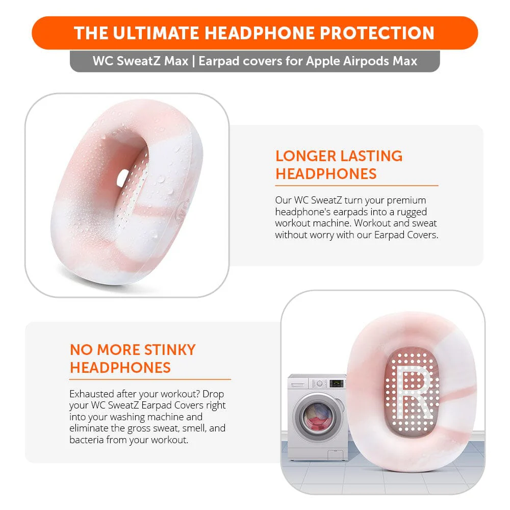 Apple Airpods Max 1 Earpad Sweat Covers - WC SweatZ Max - Image 67