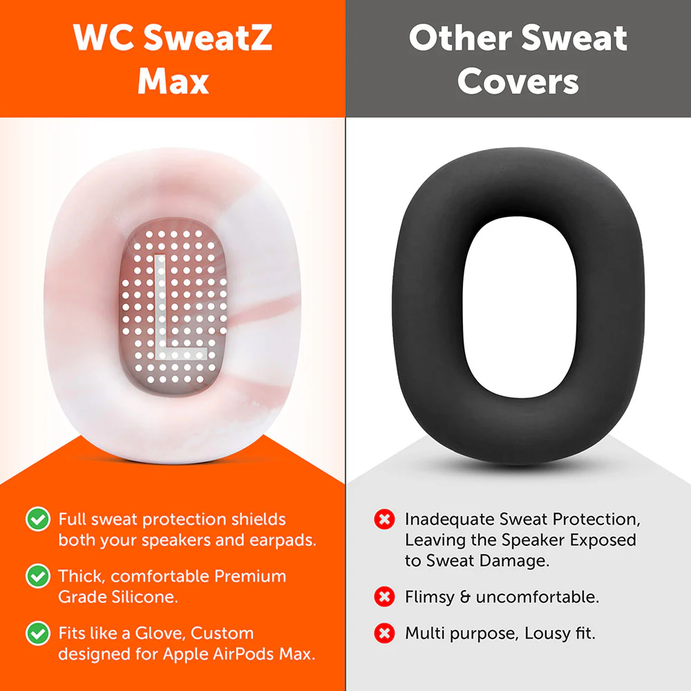 Apple Airpods Max 1 Earpad Sweat Covers - WC SweatZ Max - Image 68
