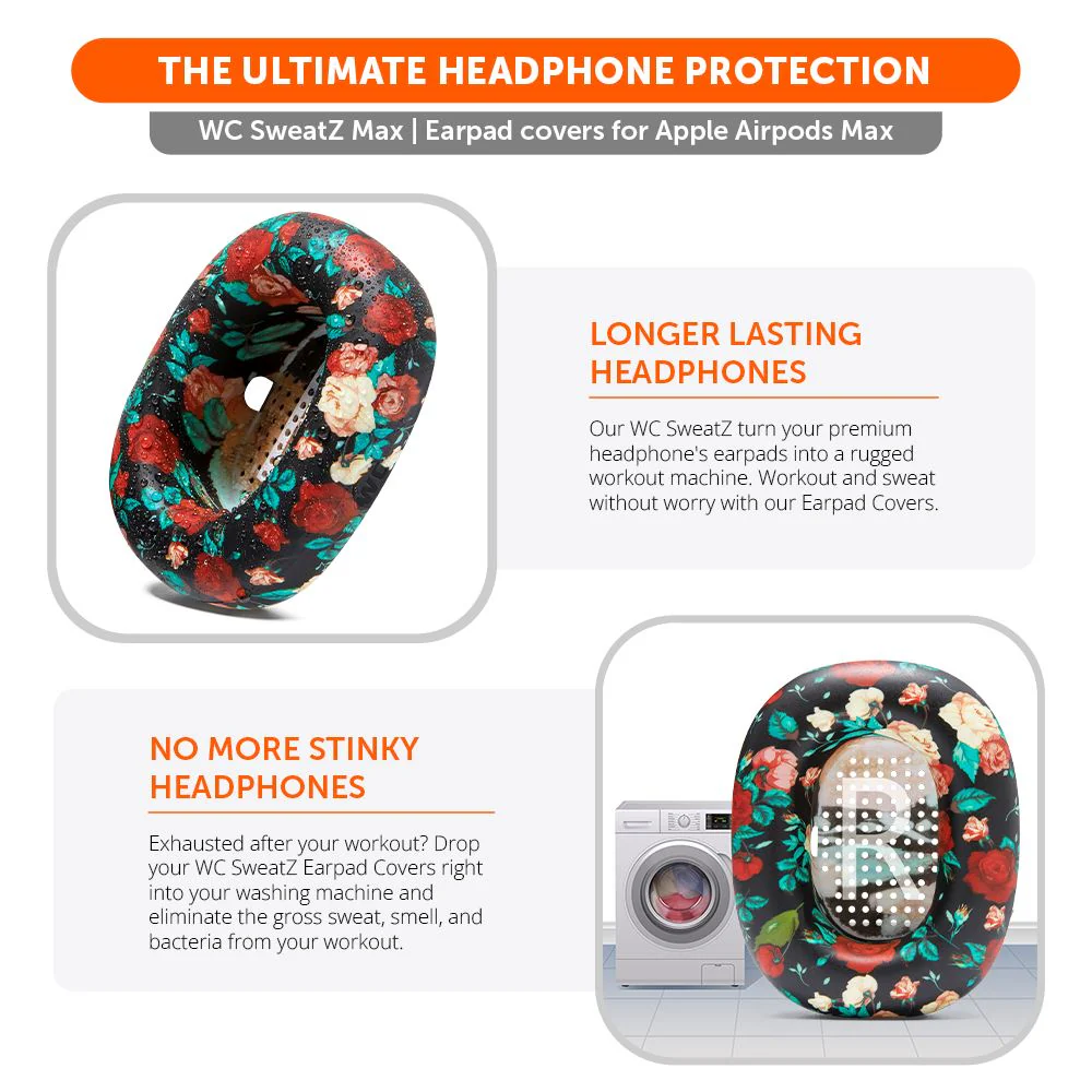 Apple Airpods Max 1 Earpad Sweat Covers - WC SweatZ Max - Image 99