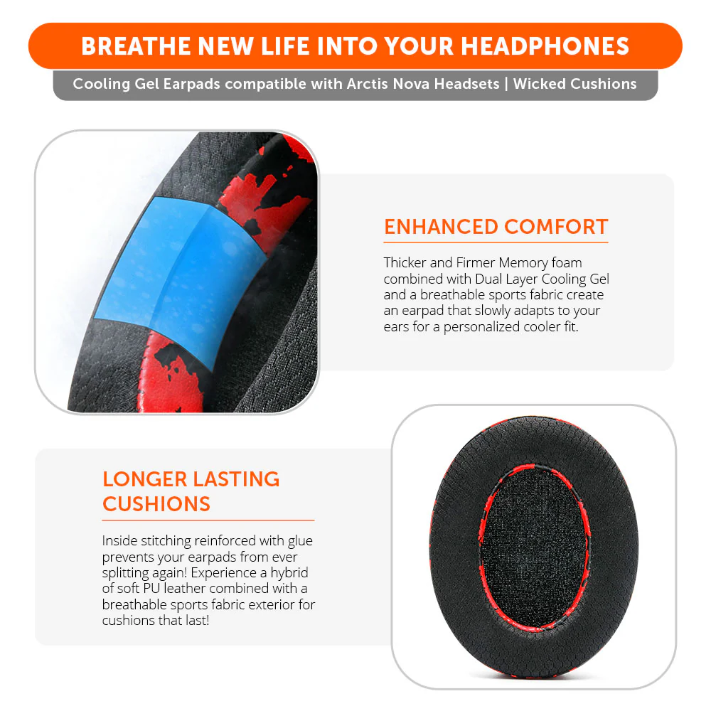 Earpads, Headband, & Speaker Plates Mod Kit for Arctis Nova Headsets - Image 24