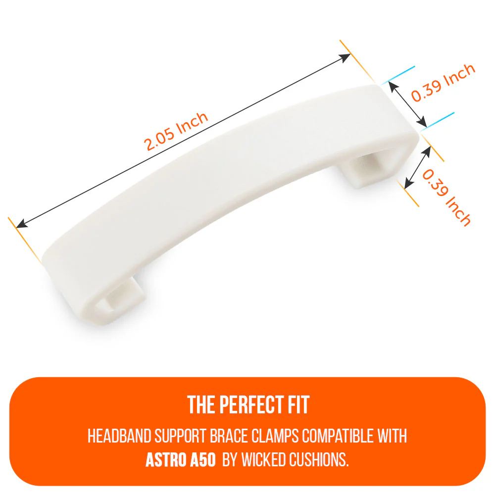Headband Support Clamps for Astro A50 Gen 1/2/3/4/5/A50X – WC ClampZ A50 (2-Pack) - Image 24