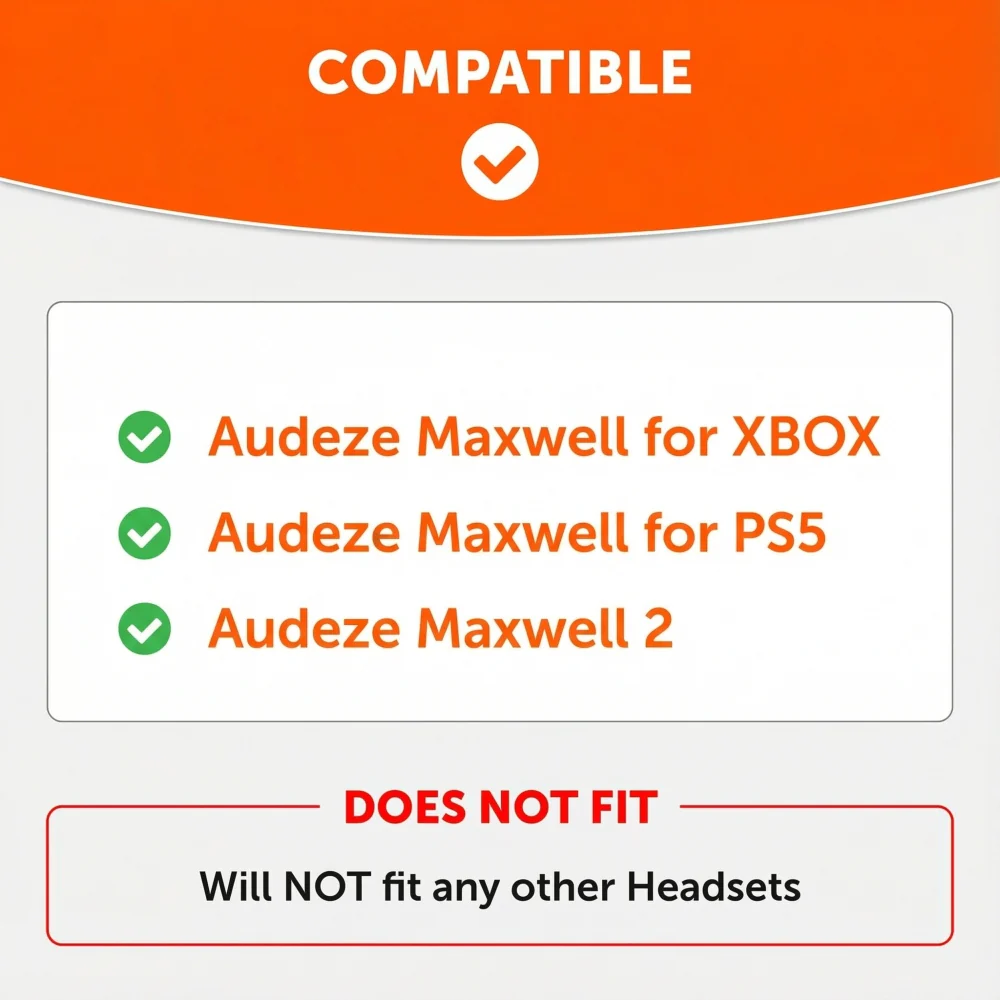 Audeze Maxwell V2 Silicone Headband Replacement – WC HeadbandZ Maxwell V2 - Image 36
