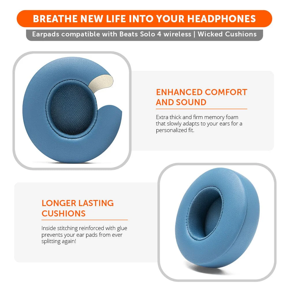 Upgraded Beats Solo 4 Earpads - WC PadZ Solo 4 - Image 9