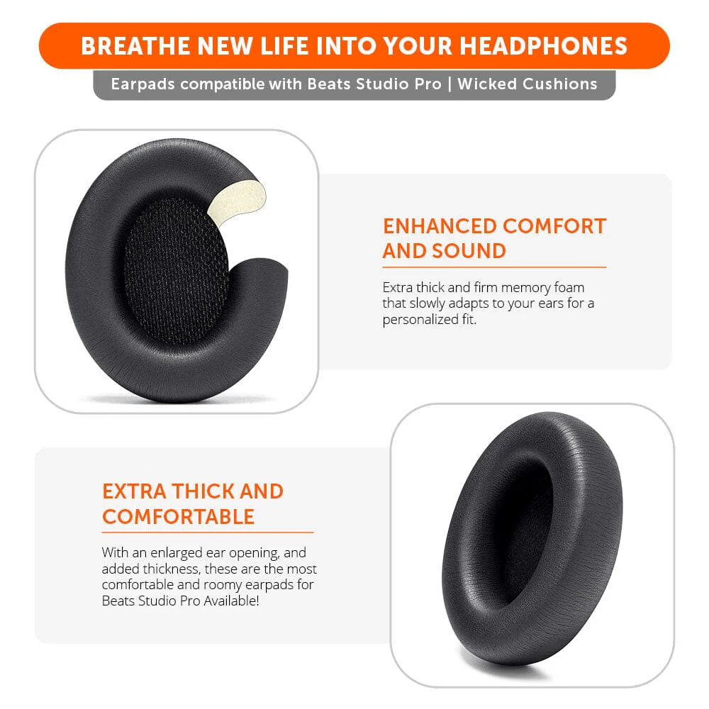 Beats Studio Pro Earpads by Wicked Cushions - Image 4