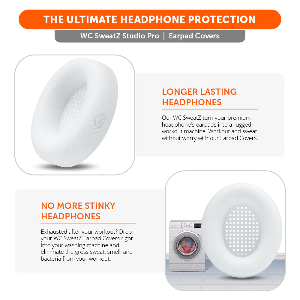 Beats Studio Pro Earpad Sweat Covers - WC SweatZ Studio Pro - Image 11