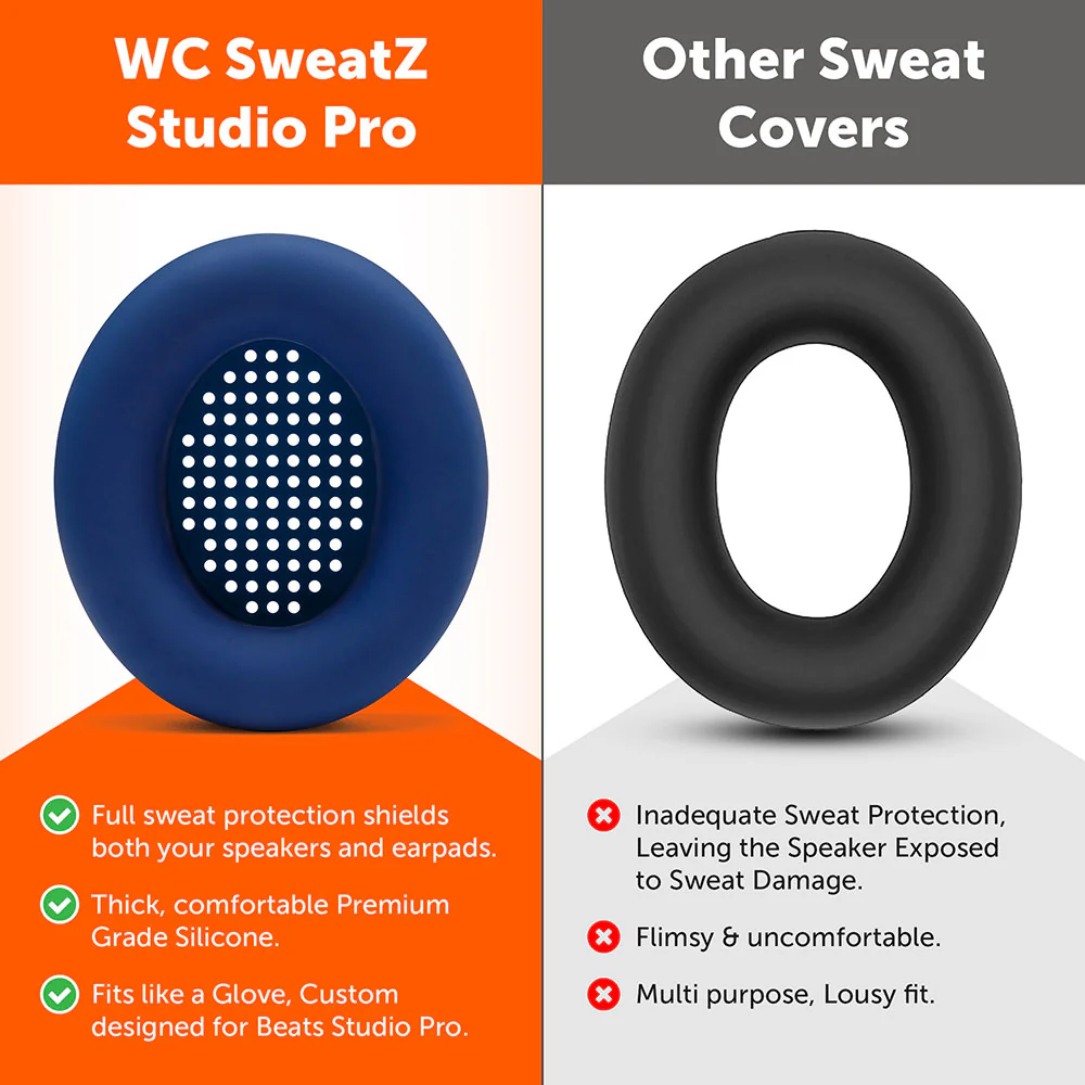 Beats Studio Pro Earpad Sweat Covers - WC SweatZ Studio Pro - Image 23