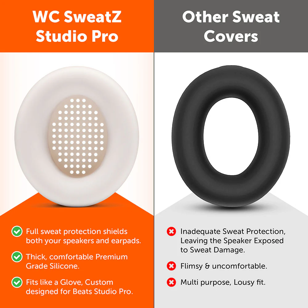 Beats Studio Pro Earpad Sweat Covers - WC SweatZ Studio Pro - Image 30