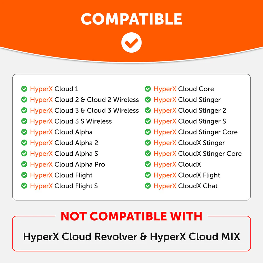 HyperX Cloud FPS Gaming Earpads - WC StealthZ Cloud - Image 2