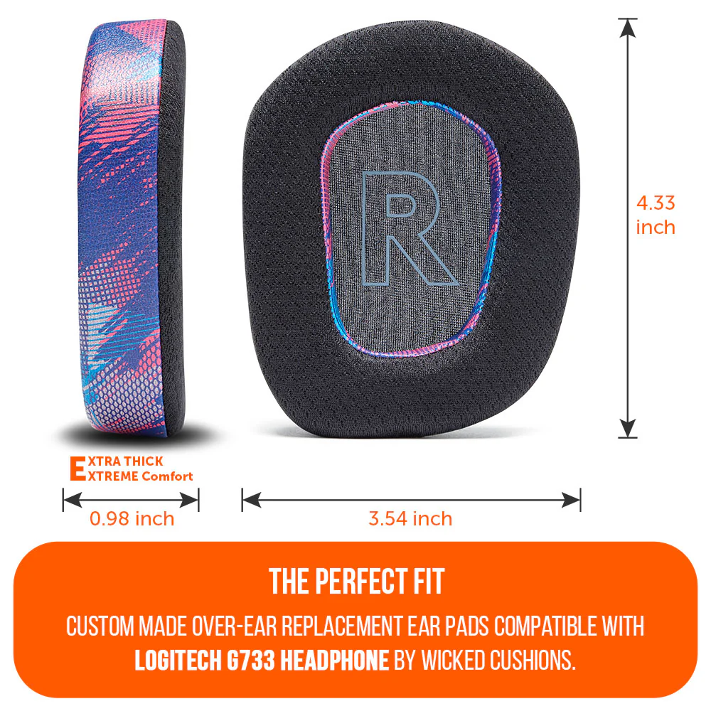 Logitech G733 Earpads - WC FreeZe Cooling Gel - Image 25