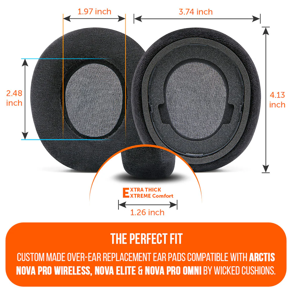 Nova Pro Wireless, Nova Elite & Nova Pro Omni Earpads - WC StealthZ - Image 6