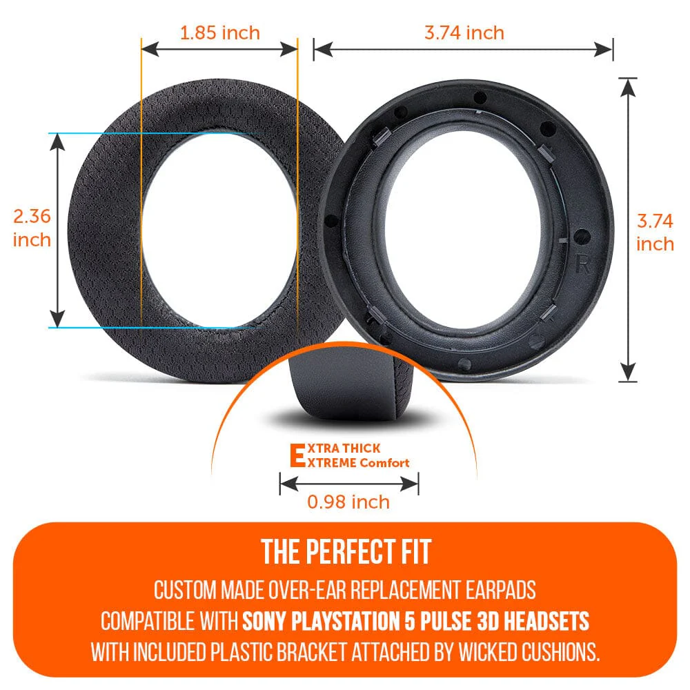 WC FreeZe Pulse 3D - Cooling Gel Earpads For PS5 Pulse 3D Headset - Image 4