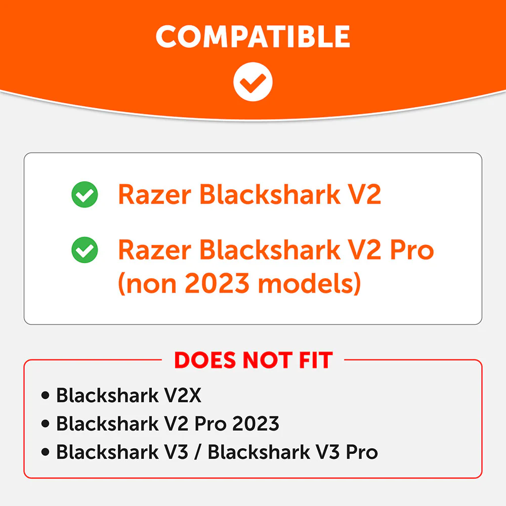 Razer Blackshark V2 Pro Earpads - WC FreeZe Cooling Gel (PRE 2023 model) - Image 25