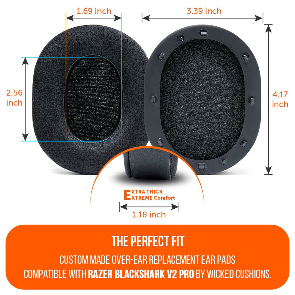 Razer Blackshark V2 Pro Earpads - WC FreeZe Cooling Gel (PRE 2023 model) - Image 4
