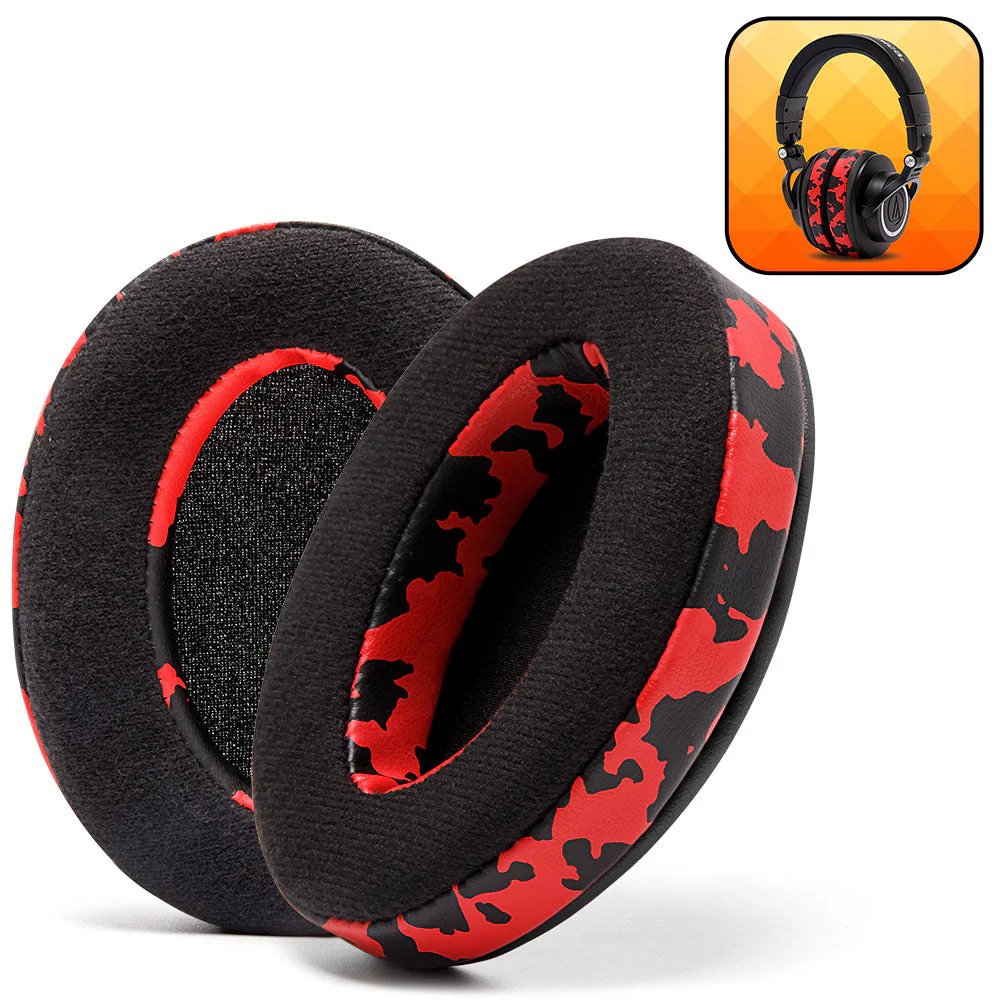 ATH M50X Earpads - Velour Hybrid - Image 19