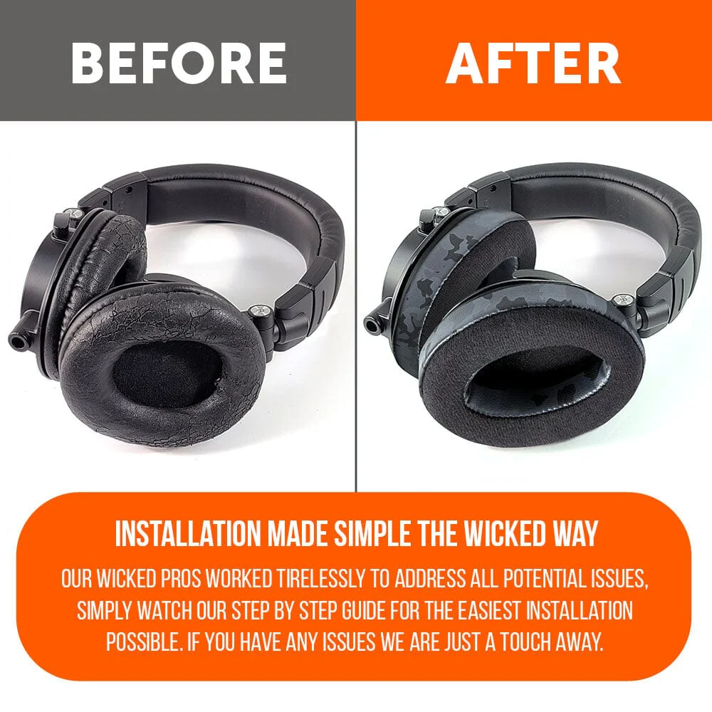 ATH M50X Earpads - Velour Hybrid - Image 39