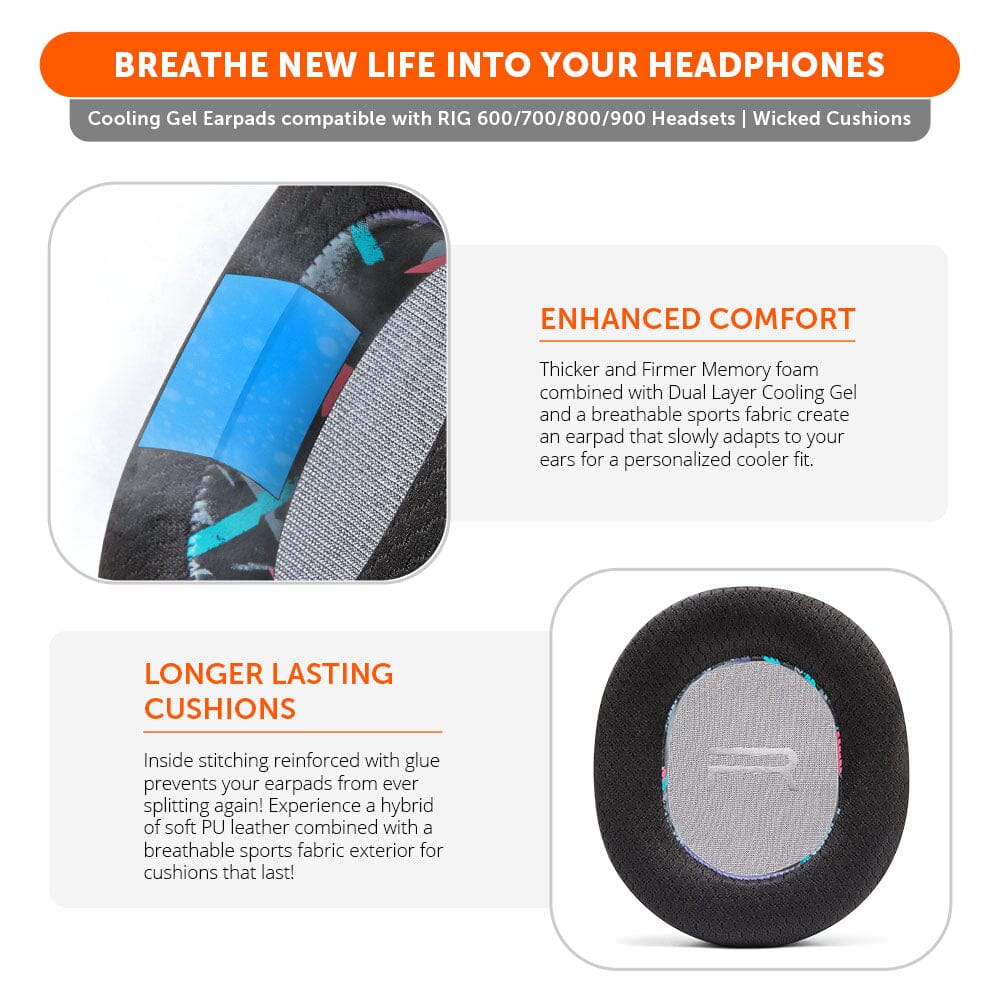 RIG 600, 700, 800 & 900 Series Earpads - WC FreeZe Cooling Gel - Image 9