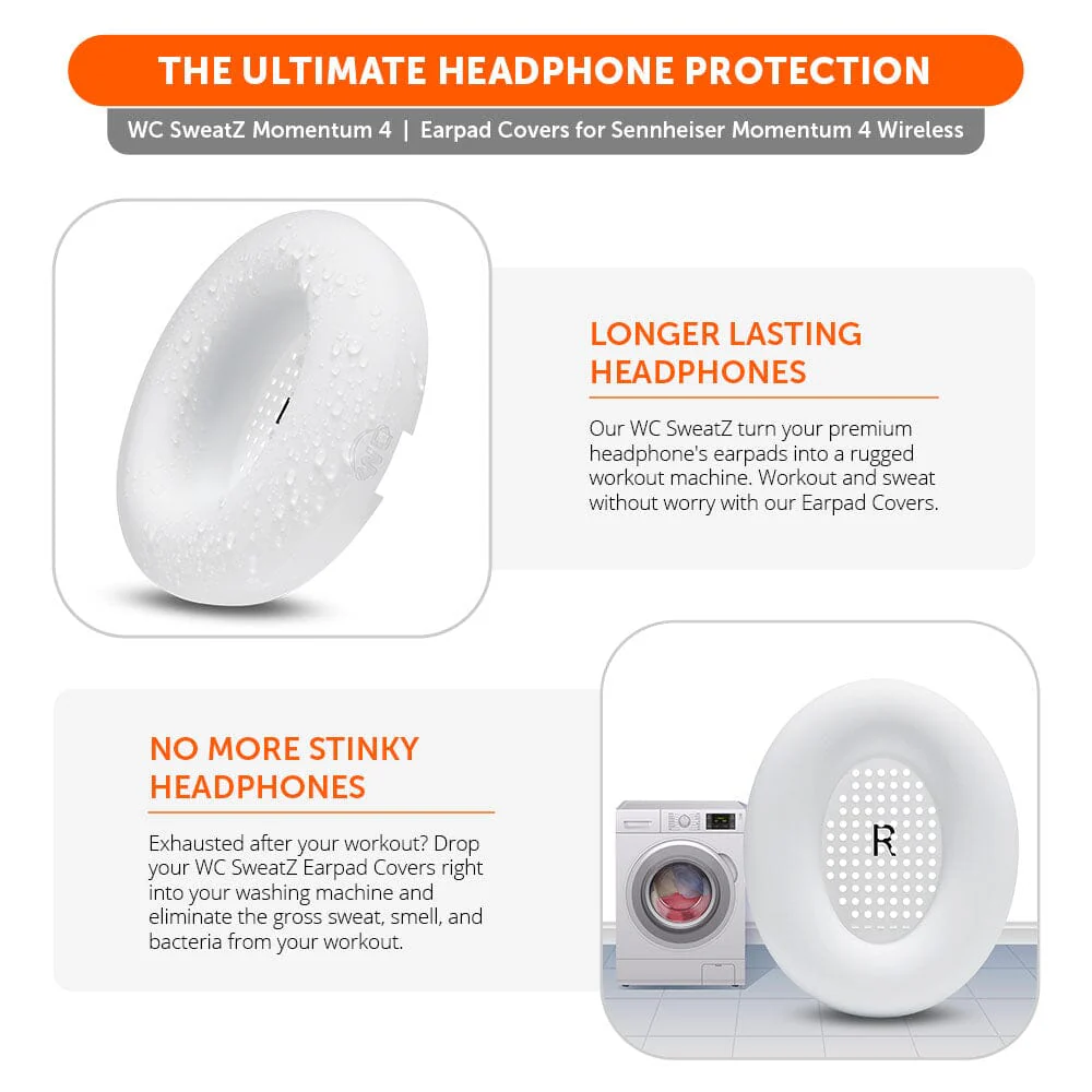 Sennheiser Momentum 4 Earpad Sweat Covers - WC SweatZ Momentum 4 - Image 27