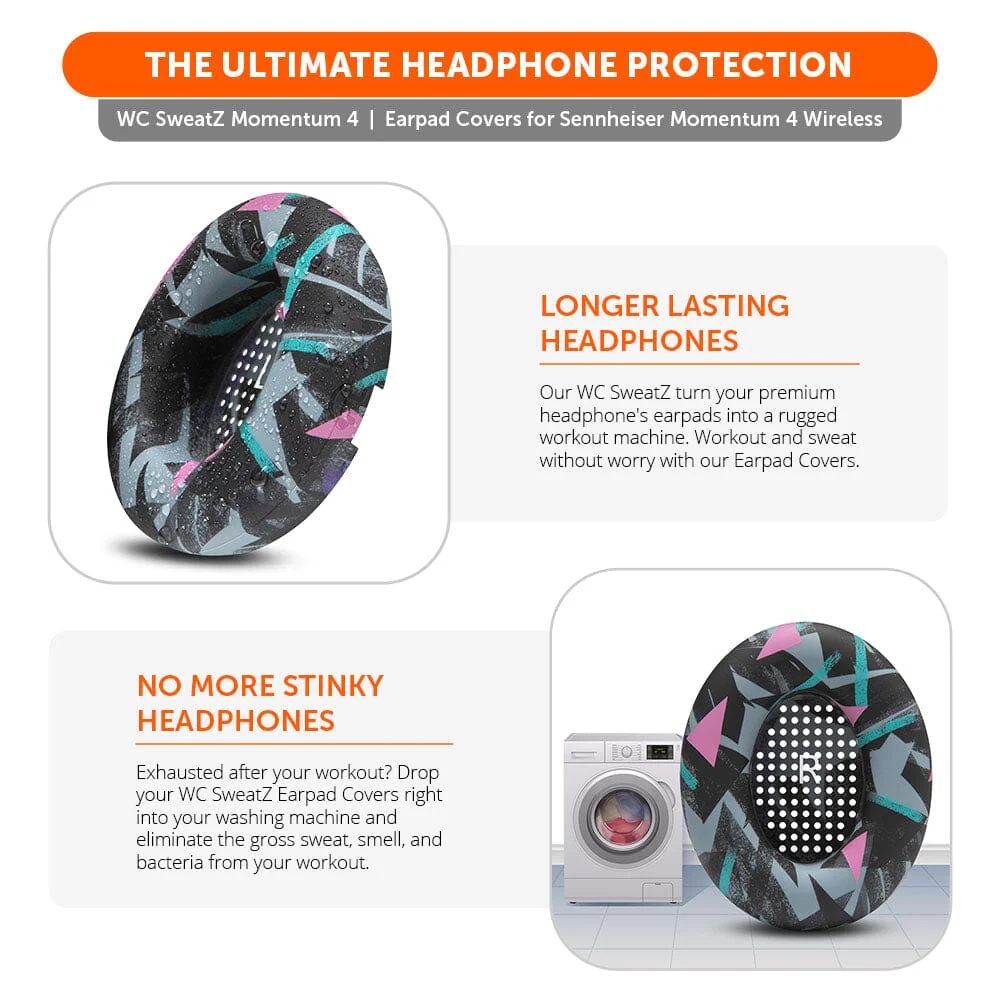 Sennheiser Momentum 4 Earpad Sweat Covers - WC SweatZ Momentum 4 - Image 9