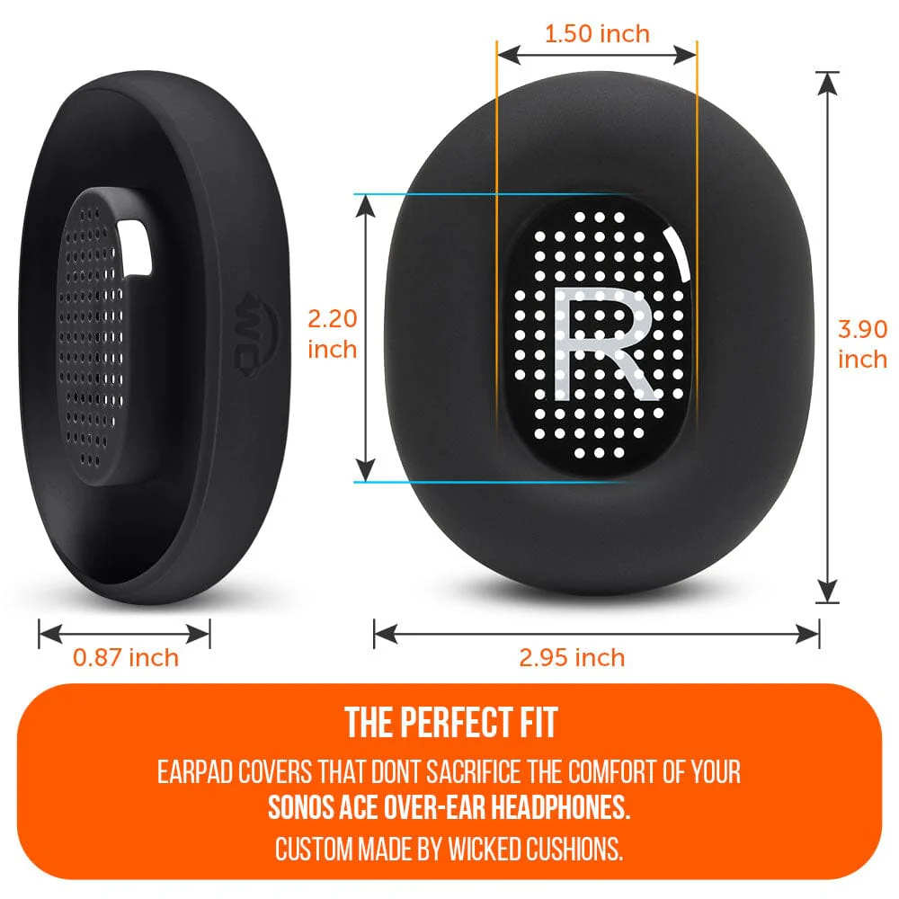 Sonos Ace Earpad Sweat Covers - WC SweatZ Ace - Image 4
