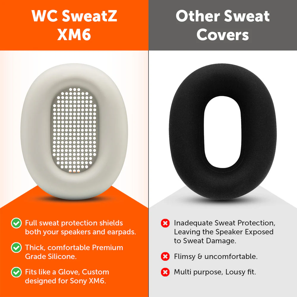 Sony WH-1000XM6 Earpad Sweat Covers – WC SweatZ XM6 - Image 18