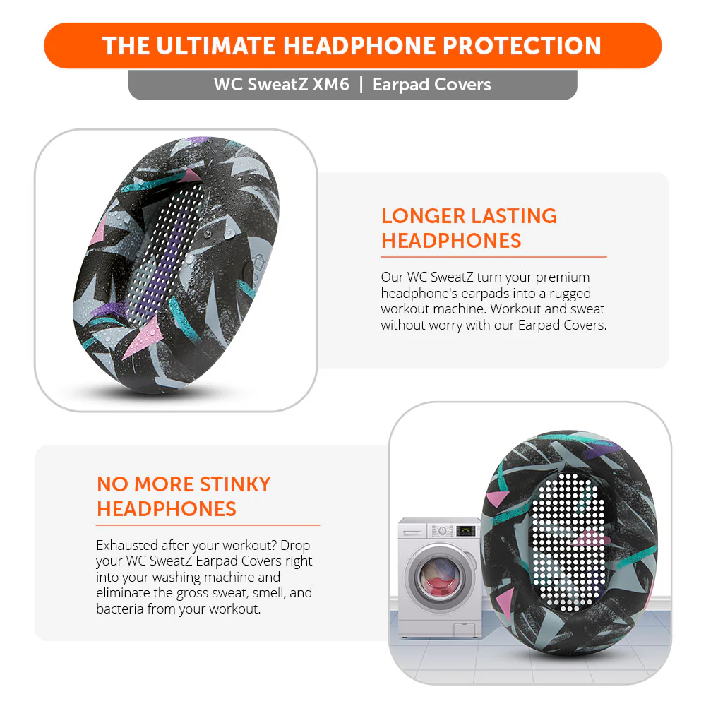 Sony WH-1000XM6 Earpad Sweat Covers – WC SweatZ XM6 - Image 24