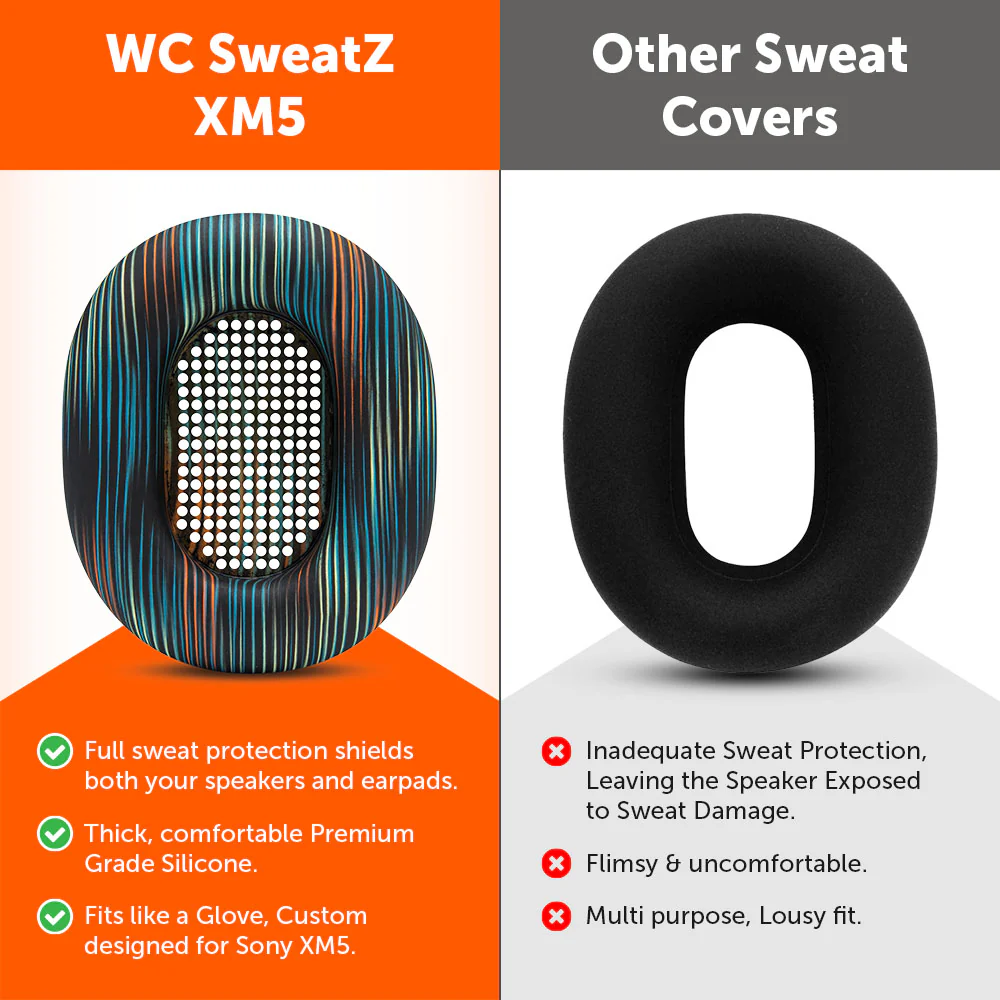 Sony WH-1000XM5 Earpad Sweat Covers - WC SweatZ - Image 88