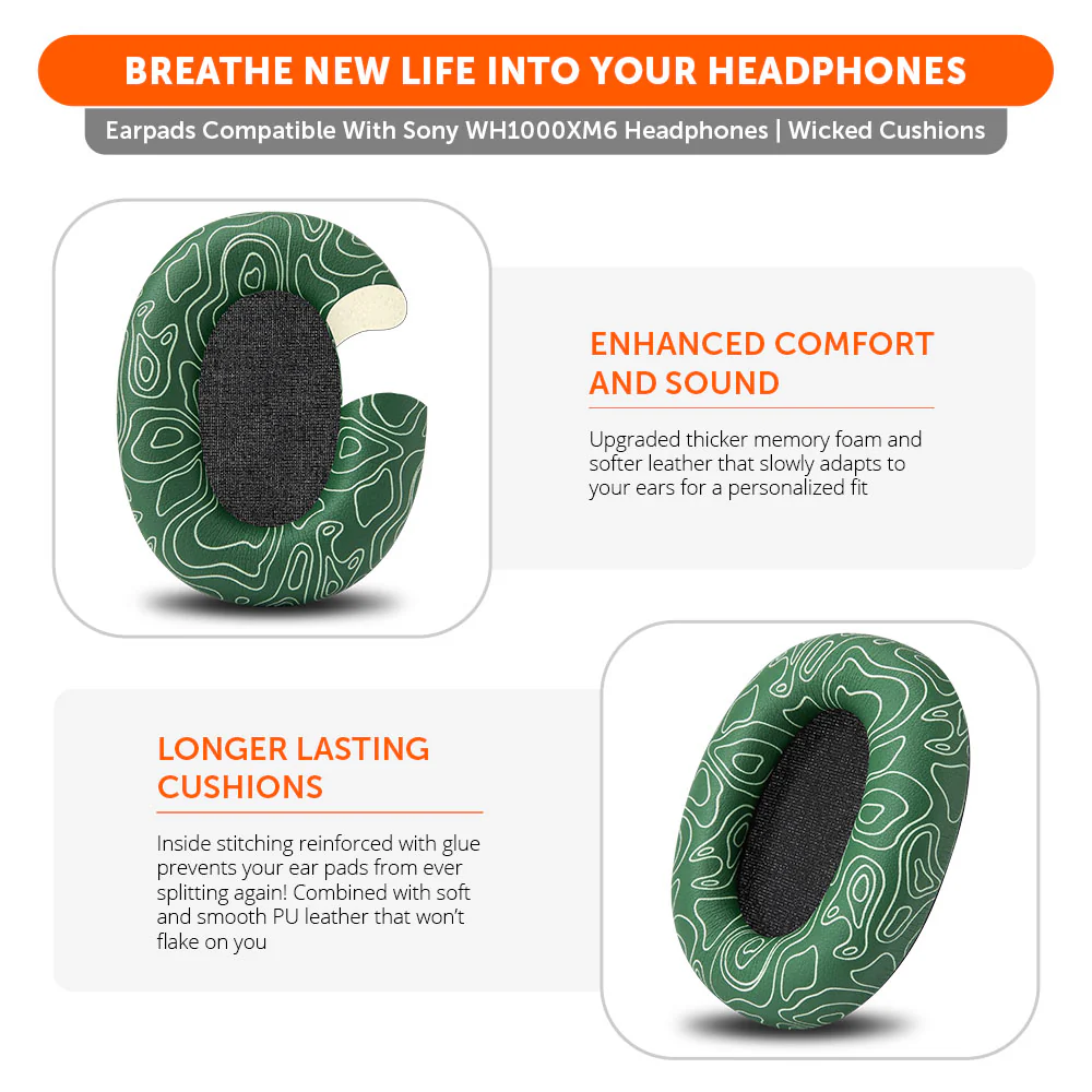 Upgraded Sony XM6 Replacement Ear Pads - WC PadZ XM6 - Image 46