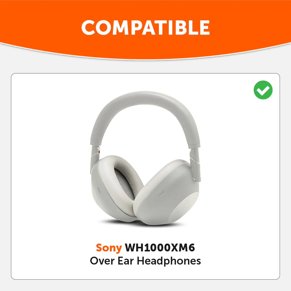 Sony WH-1000XM6 Extra Large Replacement Ear Pads – WC PadZ XM6 XL - Image 10