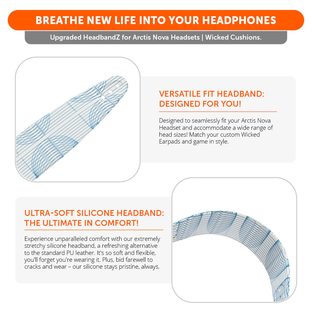 Upgraded Headband Replacement for Arctis Nova Headphones - Image 129