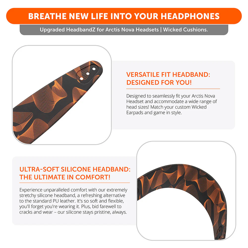 Upgraded Headband Replacement for Arctis Nova Headphones - Image 143