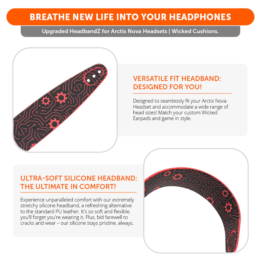 Upgraded Headband Replacement for Arctis Nova Headphones - Image 157