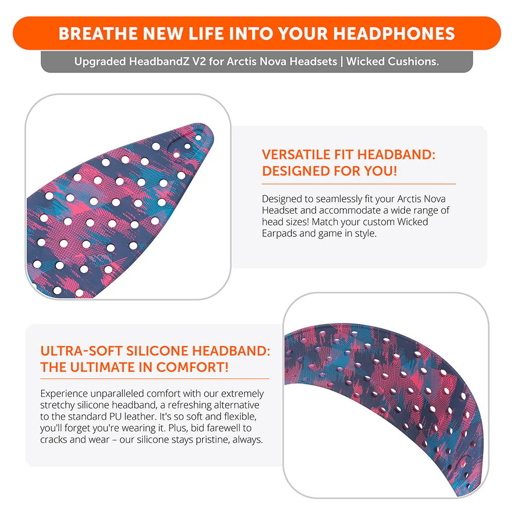 Extra Wide SteelSeries Arctis Nova Headband Replacement – WC HeadbandZ Arctis Nova V2 - Image 38