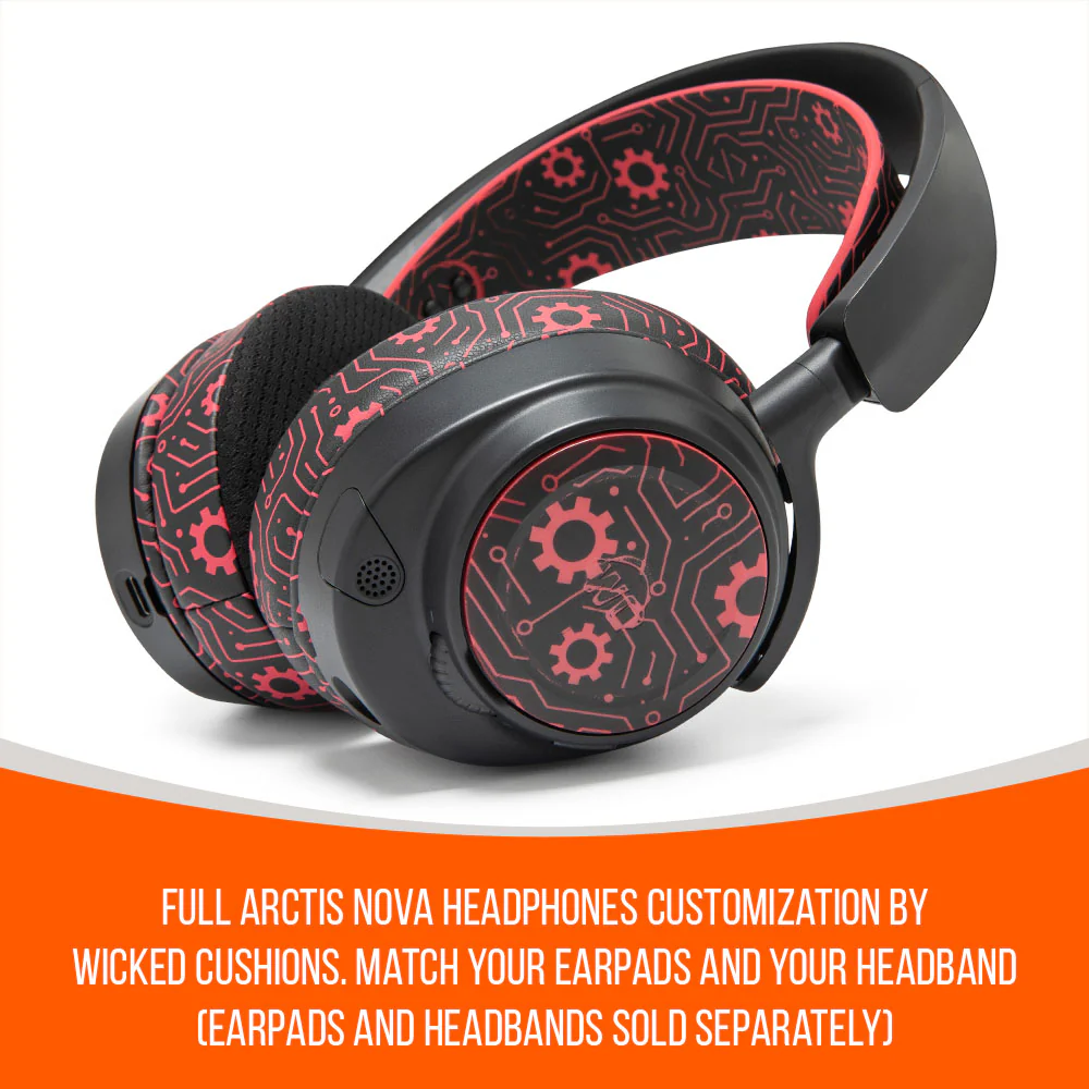 (Techne) WC Side Speaker Plates for Arctis Nova Headsets - Arctis Nova Booster Pack by Wicked Cushions - Image 4