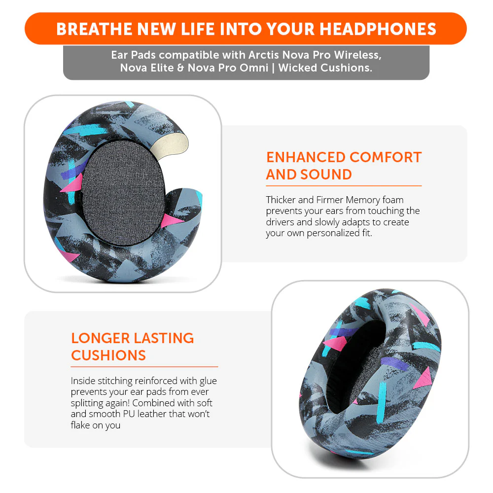 Arctis Nova Pro Wireless, Nova Elite & Nova Pro Omni Earpads - WC PadZ Nova Pro Wireless - Image 33