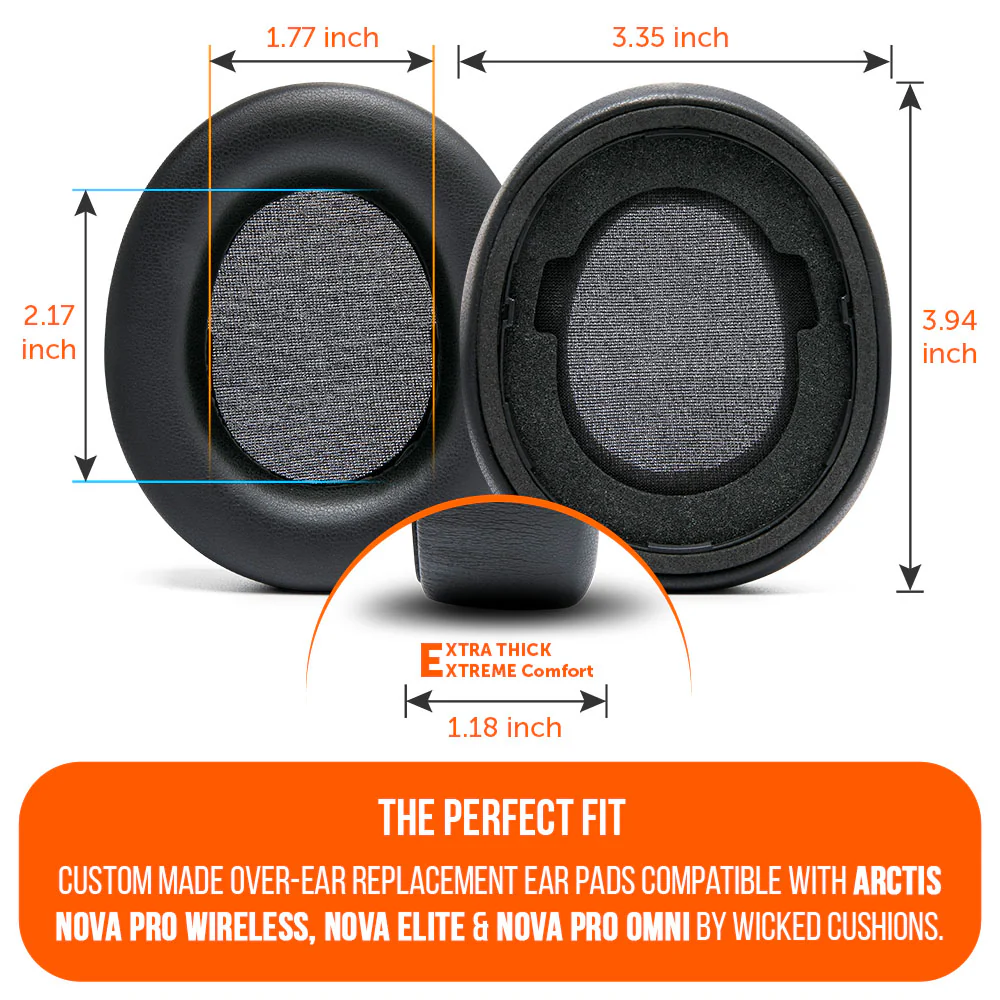 Arctis Nova Pro Wireless, Nova Elite & Nova Pro Omni Earpads - WC PadZ Nova Pro Wireless - Image 4