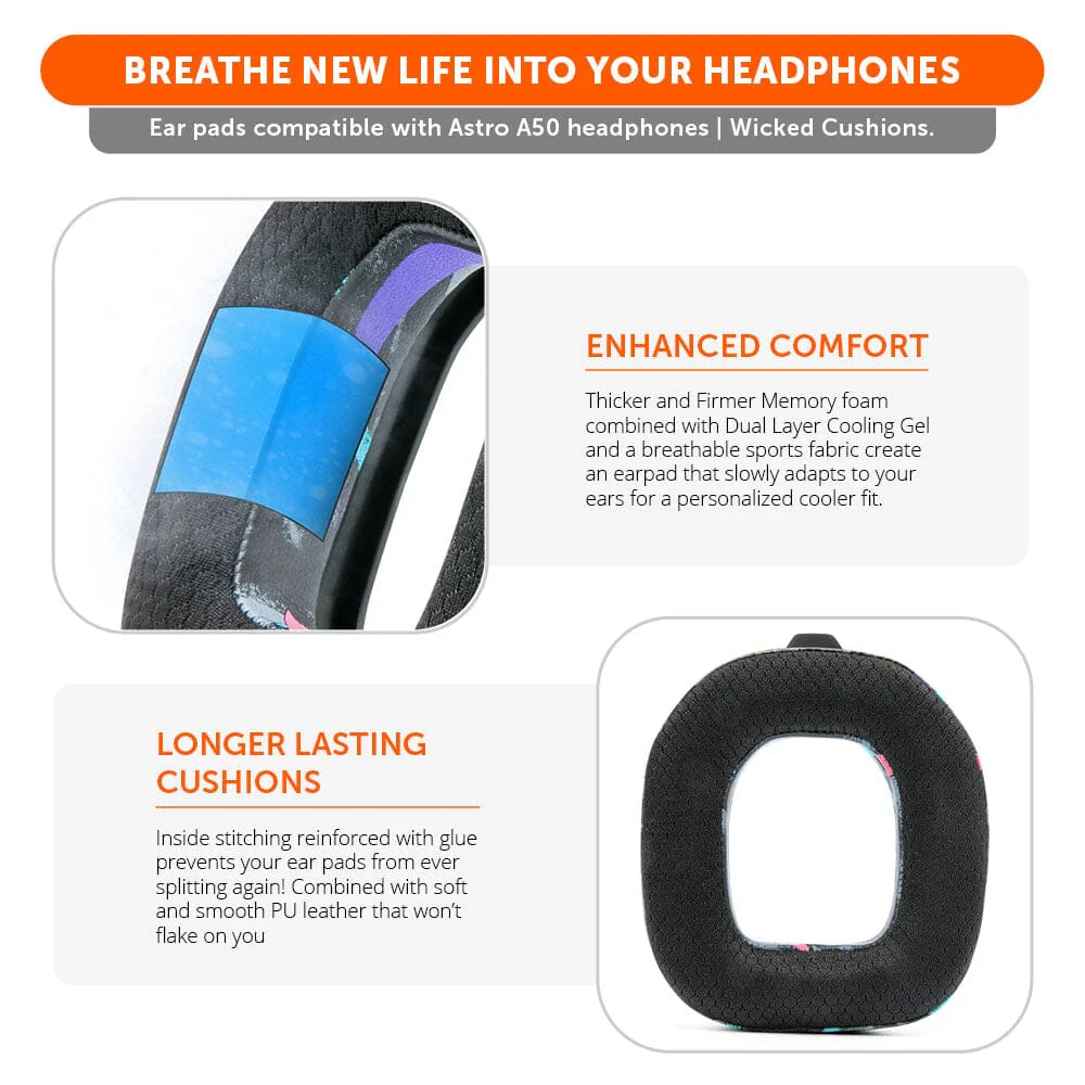 Astro A50 Gen 4, Gen 5 and A50X Earpads - WC FreeZe Cooling Gel - Image 39