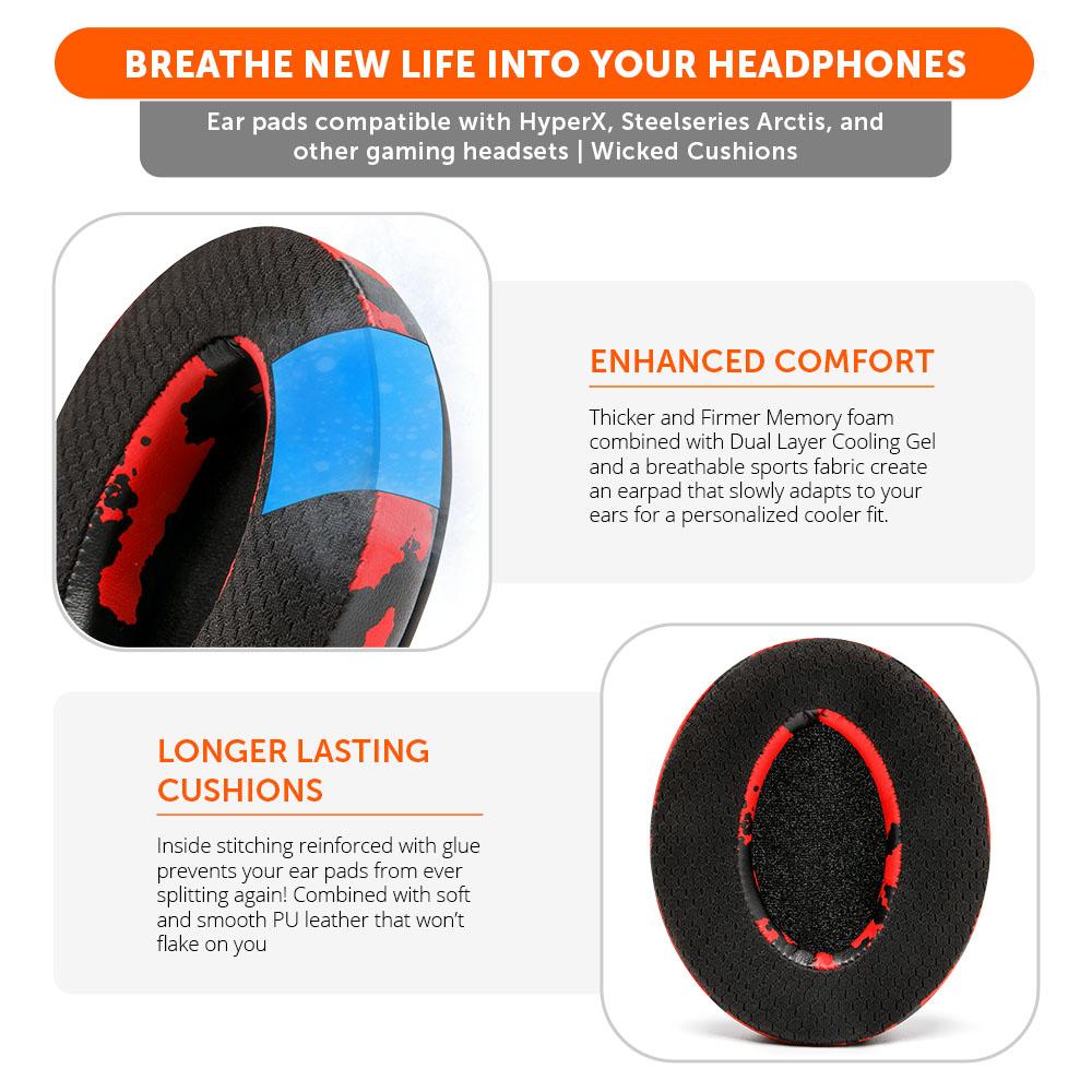 WC FreeZe - Hybrid Cooling Gel Infused Gaming Earpads - Image 18