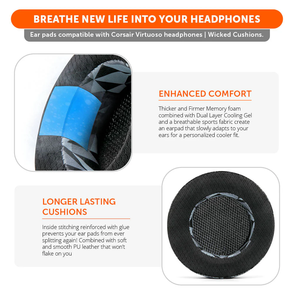 Corsair Virtuoso Earpads - WC FreeZe Cooling Gel - Image 21