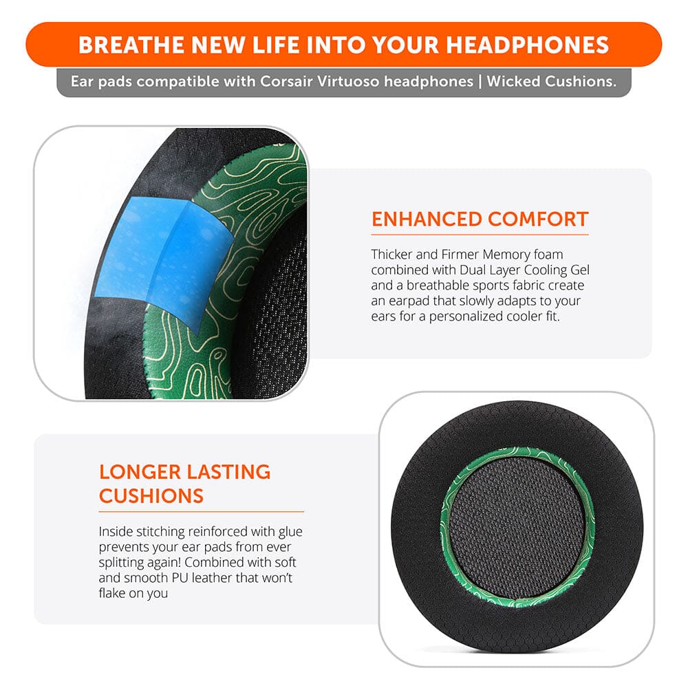 Corsair Virtuoso Earpads - WC FreeZe Cooling Gel - Image 75