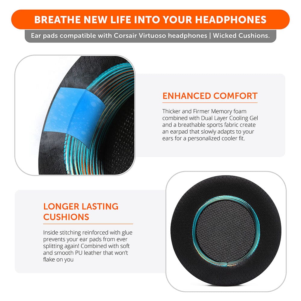 Corsair Virtuoso Earpads - WC FreeZe Cooling Gel - Image 87